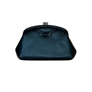 Black Bow Clasp Clutch